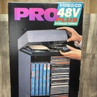 Amaray Tower Media Rack Cd Organizer Storage Holds 60 Sega Cds Or 288 Cds