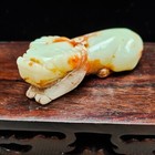 Chinese Jade collectibles  Manual Sculpture the Ancient Jade Statue Pendanth577