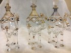 Set Of 5 Mouth Blown Egyptian Perfume Bottles Pyrex Glass Camel Shape 6  