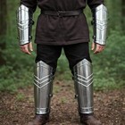 Handmade Medieval Steel Arm   Leg Guard Set   Functional Larp Greaves
