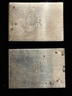 Antique Tiffany   Co  Sterling Silver Match Box Holders -  Pair  2 
