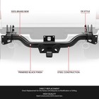 For 2019-2026 Ram 1500 Rear Bumper Trailer Tow Hitch Receiver Class-4 2  Black