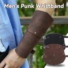 1pcs Medieval Bracers Leather Armor For Cosplay Or Larp Costume Fashion