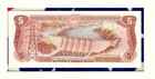 Banknotes Of The World Dominican Republic 5 Peso P-118c 4 1988 Unc F977892p