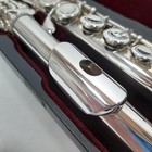Yamaha Yfl-614 Flute Silver Body Professional Model Used With Hard Case
