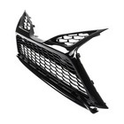 Front Lower Glossy Black Honeycomb Grille No Sensor Holes For 21-22 Camry Se Xse