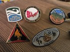 Eclectic Lot Of Vintage Pins  Girls Scouts  Firefighter  Nature  Junk Drawer