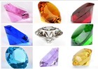 60mm 2 5   Home Office Decor Wedding Decoration Glass Diamond Shaped Paperweight