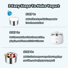 Yogurt Maker  Compact Greek Yogurt Maker Machine With Constant Temperature 