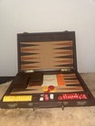 Vintage Backgammon Set Missing 3red   Butterscotch Swirl Bakelite Pieces