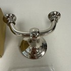 Pottery Barn Mercer Double Towel Hook Polished Chrome Silver Wall Mounted