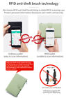 Unisex Rfid Blocking Leather Passport Holder Wallet Cover Case Travel Id Holder