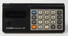 Vintage 1970 s Casio Memory 8r Calculator    Case - Tested   Working