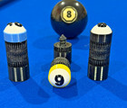 Custom Pool Cue Joint Protectors - 8 9 10 Ball - Radial Uniloc 3 8x10 5 16x14