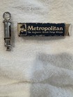 Vintage Metropolitan Police Bobbie Whistle Nickel Plated Brass  Original Box