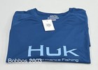Huk Men s Standard Pursuit Vented Long Sleeve 30 Upf Shirt  Set Sail  Size Xxl