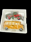 Dept 56 Snow Village School Bus And Snow Plow 5137-3 Christmas Accessory Set 2
