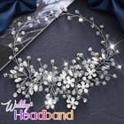 Rhinestone Hair Vine Bridal Headband Wedding Hair Accessories For Bride And W   