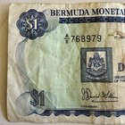 Bermuda One Dollar  1   Bill 1986 Issue qeii ungraded well Circulated lot  1950