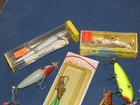 Vintage Lot Of 29 Fishing Lures Some Wood Glass Eye Heddon Paw Paw Eger