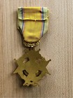 Rare Original Wwi France 1914-1918 Veterans Merit Cross With Original Ribbon