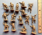 Vintage 1983 Matchbox 54mm Plastic German Afrika Korps Dak Toy Soldier Figures