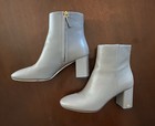 Tory Burch Women s Brooke 70mm Round Toe Leather Bootie Size 7