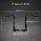 Mofun 12  Pre-wired 1 5  Fat Bar Handlebars For Harley Dyna Softail Sportster Xl