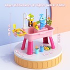 Upgraded Water Table For Toddlers 1-3 - Outdoor Sensory Activity Pool Toys  Pump
