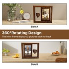 Dog cat Picture Frame Pet Memorial Gifts 360  rotating Picture Frame  4x6  Photo 