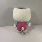 Hello Kitty Plush Gund 2019 Rainbow Bow Pink Overalls     Rare Collectible Toy