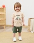 Yvowming 0-4t Toddler Baby Boy Clothes Kids Summer Truck Print T Shirt Short Set