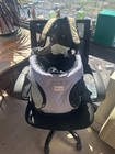 Pet Carrier Sling Small Dog Cat Soft Sided Travel Bag Pawmee Gray  Purple