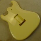 Strat Stratocaster Guitar Body North American Alder Butter Cream     4 2lbs