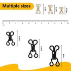 72 Pairs Hook And Eye Sewing Kit     Black Gold Bra Hooks