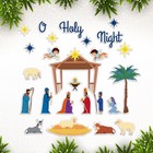 26 Pcs Nativity Scene Magnets  Xmas Refrigerator Magnets - Manger Scene Cute