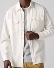 Levi s Button Up Over Shirt Men Medium Jackson Worker Relaxed Long Sleeve Ivory