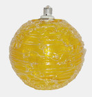 Mcm Lucite Spaghetti Lamp Shade   1960s Clear On Yellow   Funkadelic Psychedelic