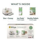 Cats Breeze Xl Litter Box System Starter Kit- Includes Litter Box Ion Pads