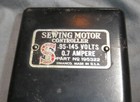 Serviced 1930 s Metal Vintage 221 Singer Sewing Machine Speed Motor Controller