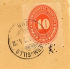 1895 City Of Paris Hermosillo Sonora Mexico Cover 10c Stamp Postal Cover Antique