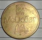 Mcdollar  1 Advertising Mcdonald s   Zehr s Canada Promotion Coin Token