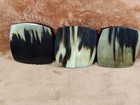 Vintage Super Rare Set Of 3 Ashtrays Very Nice  