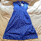 New Lanz Of Salzburg Vintage Style Cherry       Dress Sz M