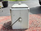 Mid Century 7 Up Soda Metal Ice Cooler Progress Refrigerator Kentucky Red Logo