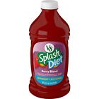  2 Pack  V8 Splash Less Sugar Berry Blend Diet Juice Drink With Vitamins  64 Oz