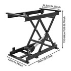 New Electric Lift Table 350lbs Capacity Single Scissor Lift Table Remote Control