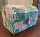 Large Fabric Covered Box Floral Pink Lavender Green-makes A Nice Gift Box