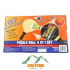 New Wham-o Game Time Paddle 4 In 1 Game Set Play 4 Different Games Pickle Ball