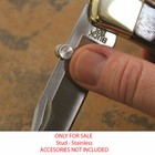 Kiwi Thumb Stainless Stud 0 4  Long 0 28  Diameter 1 8  Blade Slot W hex Wrench